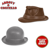 3D Printed Accy: Abbott & Costello TV Show Hat Kit for 8” Action Figure