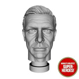 3D Printed Head: 007 James Bond Sean Connery V2.0 for 8" Action Figure (Flesh)