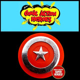 3D Printed Accy: Captain America Shield for Comic Action Heroes 3.75" Action Figure