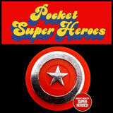 3D Printed Accy: Captain America Shield for Pocket Super Heroes 3.75" Action Figure
