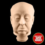 3D Printed Head: Alfred Hitchcock for 8" Action Figure (Flesh)