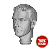 3D Printed Head: Green Hornet Secret Identity Britt Reid for 8" Figure (Flesh)