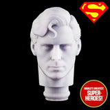 3D Printed Head: Superman Christopher Reeve + Decal for WGSH 8" Figure