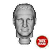 3D Printed Head: Superman George Reeves V1 + Decal for WGSH 8" Figure (Flesh)