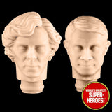 3D Printed Head: Sherlock Holmes & Dr. John Watson for 8" Action Figure (Flesh)