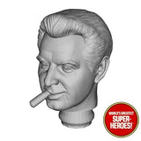 3D Printed Head: Jack Kirby for 8" Action Figure (Flesh)