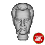 3D Printed Head: Jack Kirby for 8" Action Figure (Flesh)