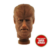 3D Printed Head: Lon Chaney Jr. as The Wolfman for 8" Action Figure (Brown)
