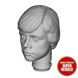 3D Printed Head: Luke Skywalker Mark Hamill for 8" Action Figure (Flesh)