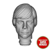 3D Printed Head: Luke Skywalker Mark Hamill for 8" Action Figure (Flesh)