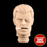 3D Printed Head: Nick Fury (Open Mouth) 1960s Version for WGSH 8" Figure (Flesh)