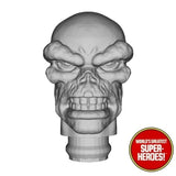 3D Printed Head: Red Skull Villain for WGSH 8" Action Figure (Red)