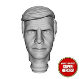 3D Printed Head: Lee Majors as Col. Steve Austin SMDM (Even Eyebrow) for 8" Figure