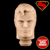 3D Printed Head: Superman Fleischer Studios + Decal for WGSH 8" Action Figure (Flesh)