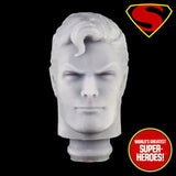 3D Printed Head: Superman Fleischer Studios + Decal for WGSH 8" Action Figure