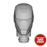 3D Printed Head: War Machine for WGSH 8" Action Figure (Black)