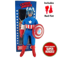 Captain America 1970s Custom WGSH 8” Action Figure w/ Retro Box Art