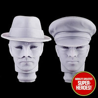 3D Printed Head: Green Hornet & Kato (Pilot Mask Variant) for 8